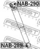 FEBEST NAB-290 Bush, shock absorber